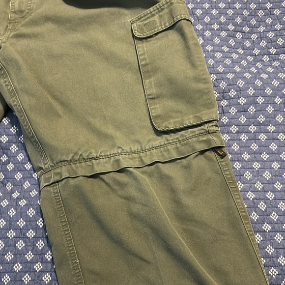 Boy Scouts Of America Men's Green Convertible Cargo Pants Sz 40 Relaxed - Picture 5 of 9